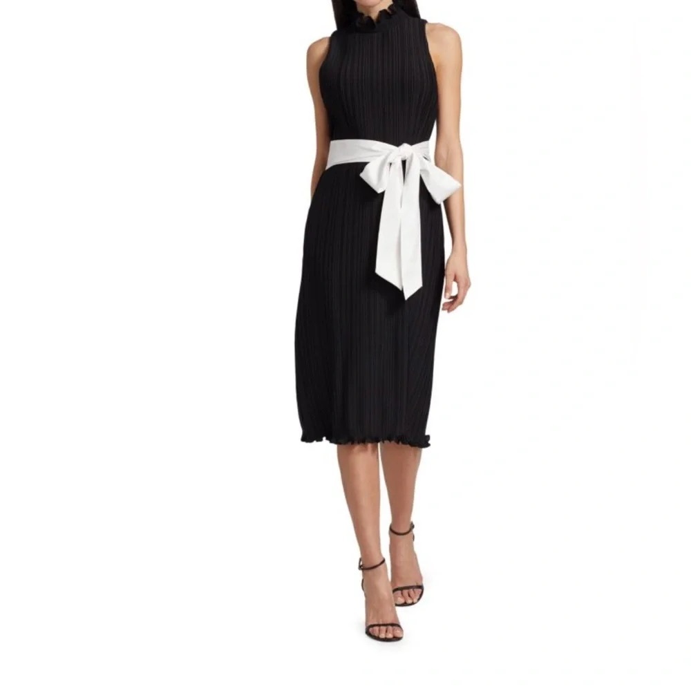 Alice + Olivia Shayna pleated dress
